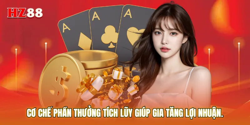 Cơ chế Phần thưởng tích lũy giúp gia tăng lợi nhuận